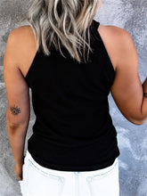 Weste mit Rundhalsausschnitt und amerikanischem Flaggen-Print